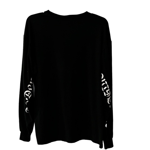 Re-Inc Boldly Long Sleeve Black and White Unisex Medium T-ShirtStreetwear Skate - Picture 6 of 12